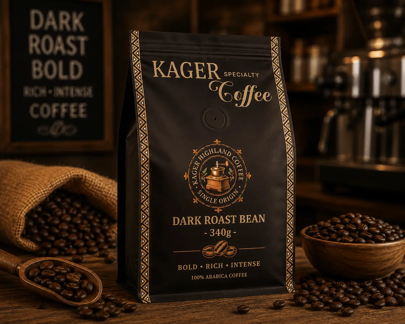 Dark Roast Bean 340g